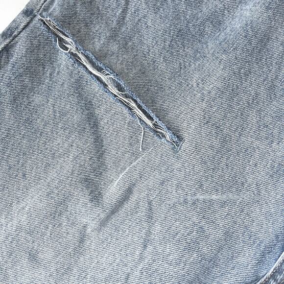 KSUBI NWT Chlo Wasted Slash Tapered Ankle Crop Jean in Faded Wash Size 31 - Picture 10 of 16